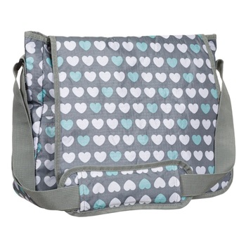 Geanta pentru schimburi, Zola®, cu inimioare, 37.5x12.5x31.5 cm Geanta pentru schimburi, Zola®, cu inimioare, 37.5x12.5x31.5 cm