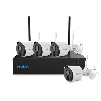 Sistem supraveghere IP WiFi exterior Reolink RLK4-211WB4-S, 4 camere, 2 MP, IR 30 m, 4 mm, microfon, PIR Sistem supraveghere IP WiFi exterior Reolink RLK4-211WB4-S, 4 camere, 2 MP, IR 30 m, 4 mm, microfon, PIR