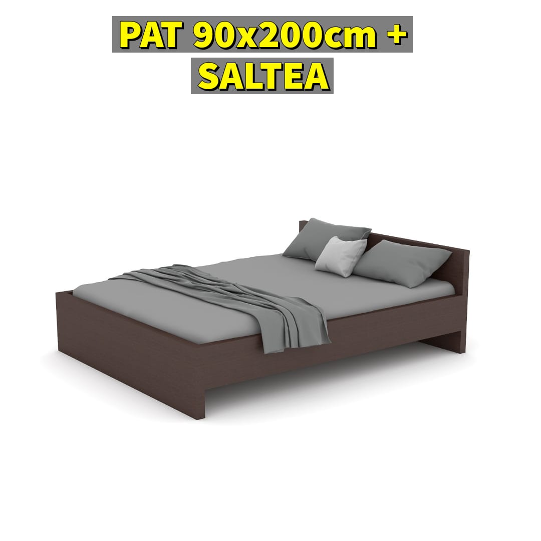 Pat 90x200cm + Saltea