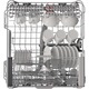 Съдомиялна Hotpoint HFC3C41CWX, 14 комплекта, 9 програми, Zone Wash 3D, Система ActivEco, Инверторен мотор, Flexi Load, Aquastop,Клас C, 60 см, Inox
