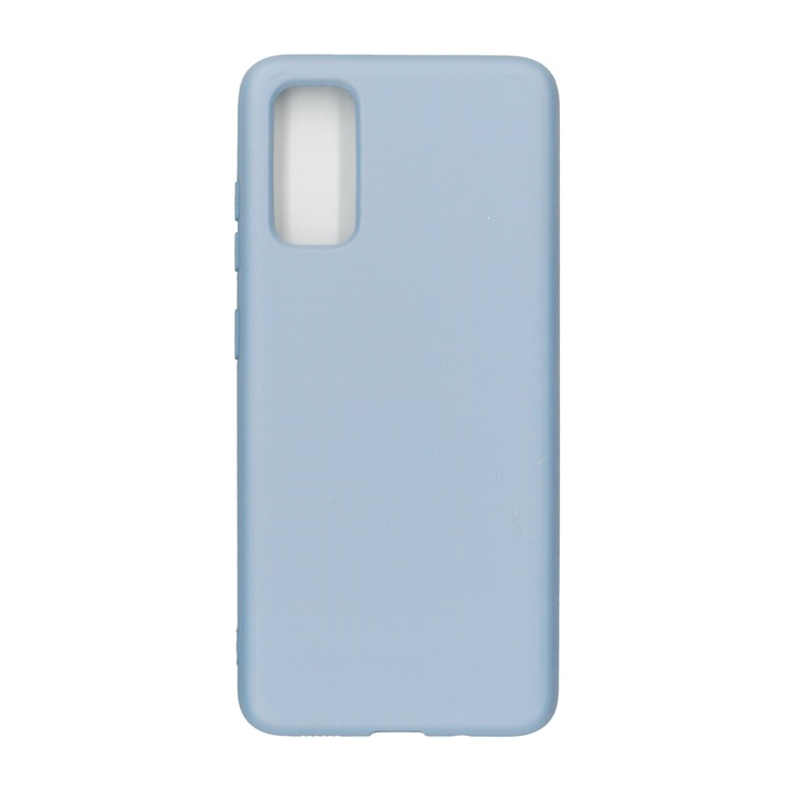 Husa Liquid din silicon mat pentru Samsung Galaxy S20, blue