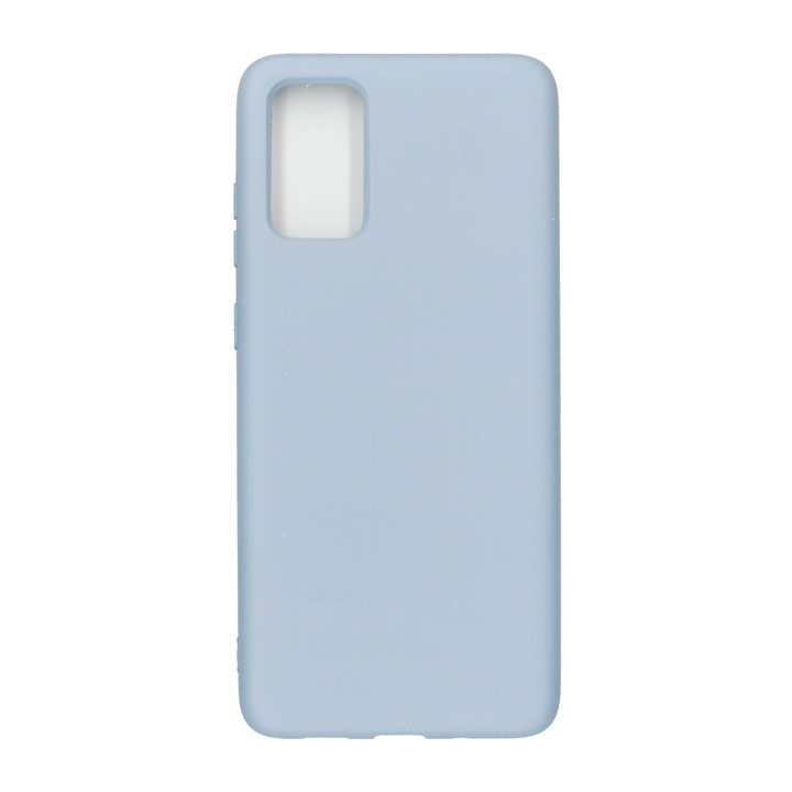 Husa Liquid din silicon mat pentru Samsung Galaxy S20 Plus, blue