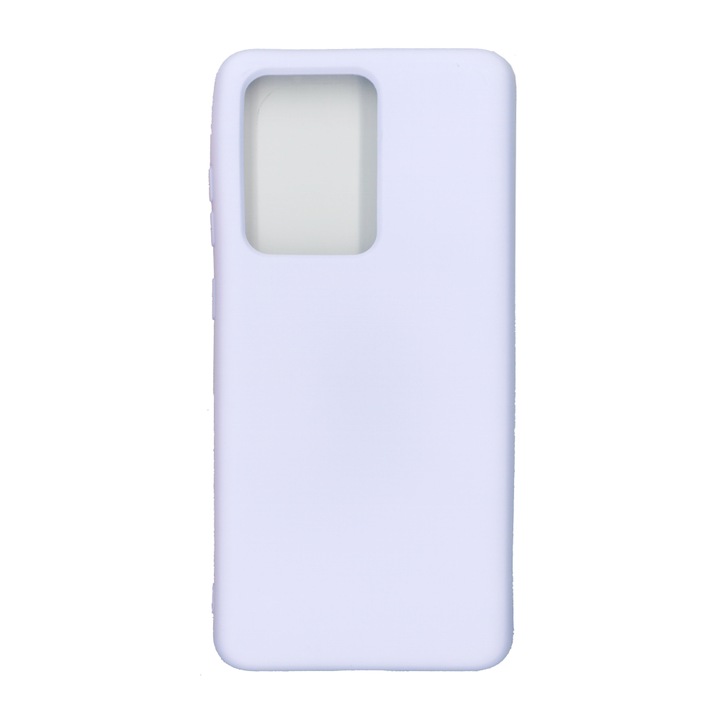 Husa Liquid din silicon mat pentru Samsung Galaxy S20 Ultra, mov