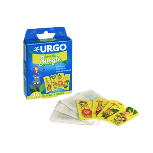 Plasturi Jungle Urgo, 14 bucati