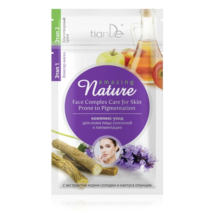 Ingrijirea complexa a fetei pentru pielea predispusa la pigmentare, TianDe, 36g/5g