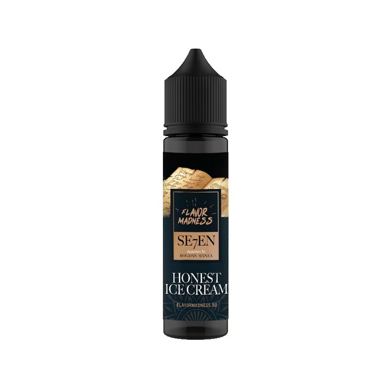 Lichid tigara electronica, fara nicotina Flavor Madness, Honest Ice Cream - 30ml