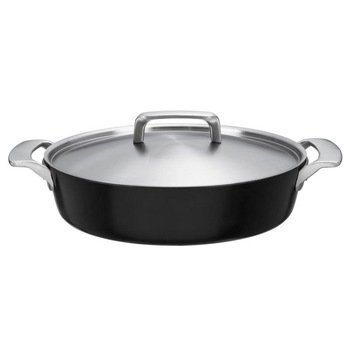 Cratita cu manere Fiskars Rotisser, 28 cm, toate plitele Cratita cu manere Fiskars Rotisser, 28 cm, toate plitele