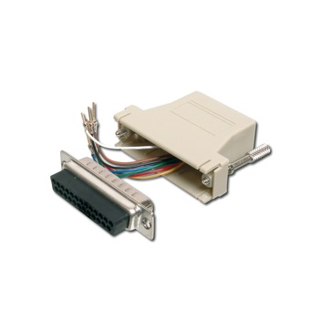 Adaptor db25 tata-8p8c(RJ45) mama RS232 Adaptor db25 tata-8p8c(RJ45) mama RS232