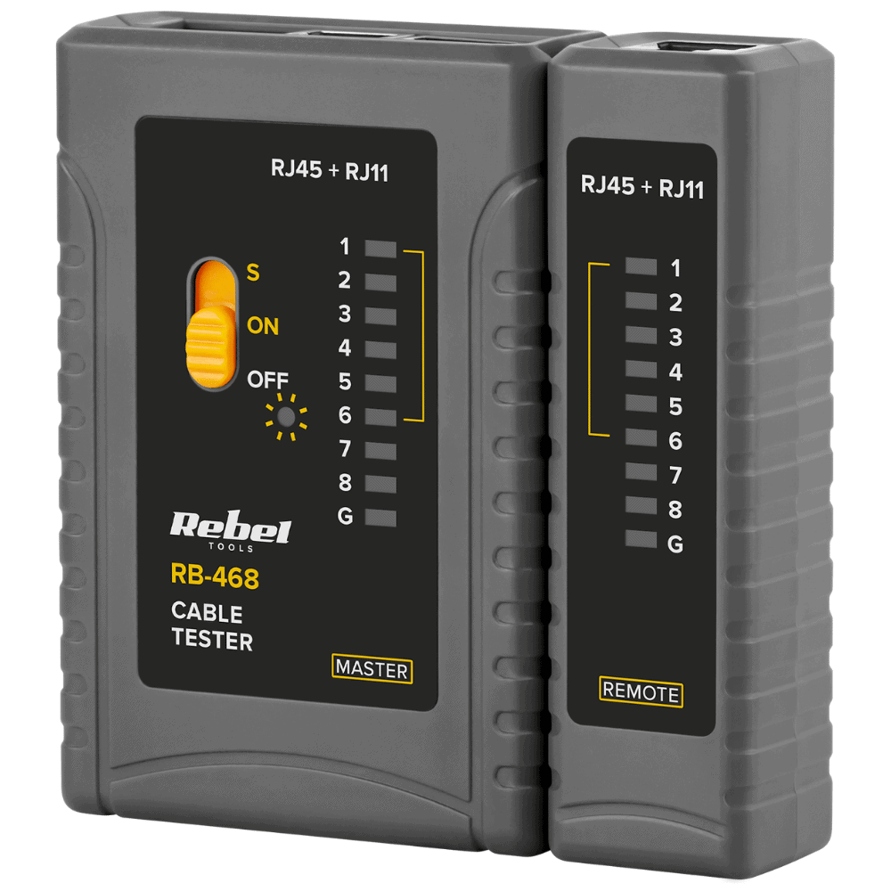 Tester cablu rj11 rj12 rj45 rebel - eMAG.ro