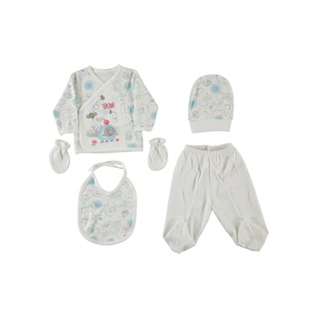 Set 5 piese, Elefant Fun, albastru 52 - 62 cm Set 5 piese, Elefant Fun, albastru 52 - 62 cm