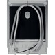 Whirlpool WIO 3C33 E 6.5 beépíthető mosogatógép, 14 terítékes, 10 program, D energiaosztály, fekete