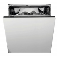 Masina de spalat vase incorporabila Whirlpool WIO 3T133 PE 6.5, 14 seturi, 10 programe, Clasa D, Program senzor al 6-lea simt, 60 cm