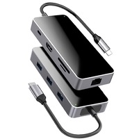 adaptor pentru macbook airpro easylife 8in1 aluminium type-c black  space grey imagen 10_0_
0
