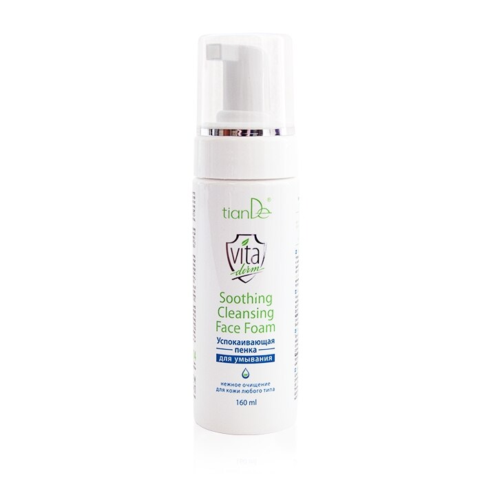 Spuma de curatare pentru fata VITA-DERM, TianDe, 160ml