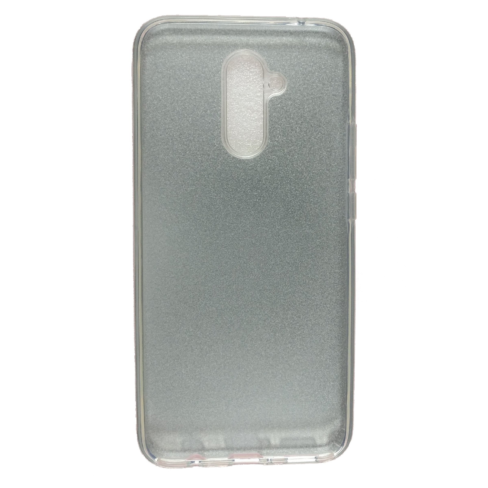 Husa compatibila cu Huawei Mate 20 Lite, Silicon cu sclipici Glitter, Argintiu