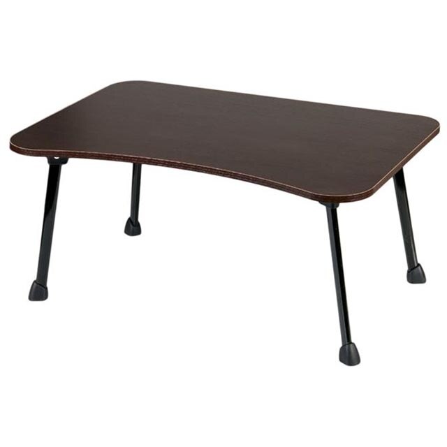 Masa plianta Felis, MDF/ Metal, 59x39x27cm, Maro/ Negru