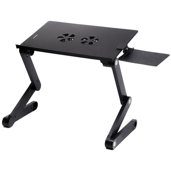 Masuta laptop regabila inaltime din aluminiu, masa cu sistem dublu ventilatie tip coller USB , suport reglabil mouse Masuta laptop regabila inaltime din aluminiu, masa cu sistem dublu ventilatie tip coller USB , suport reglabil mouse