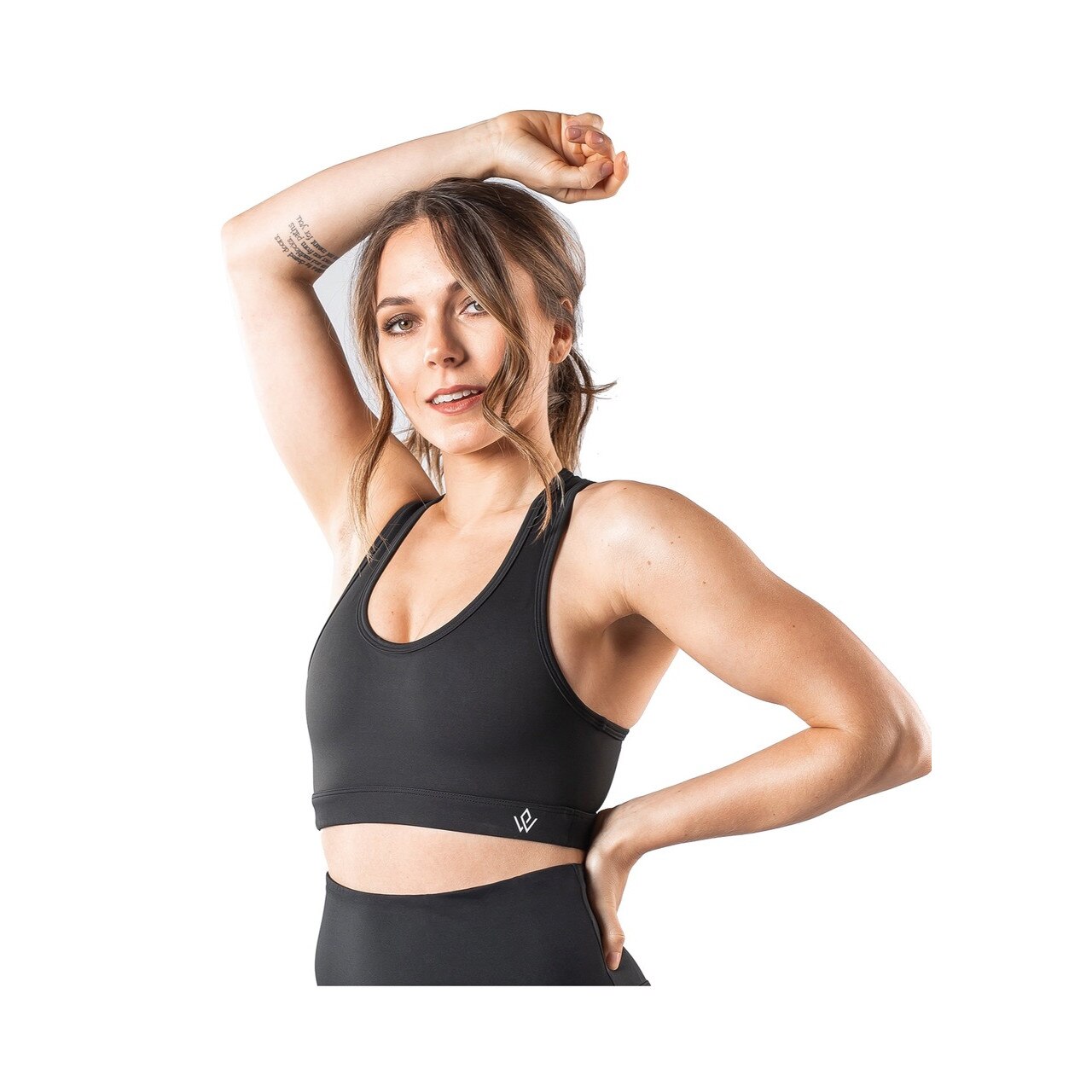 Bustiera fitness WE Regalia, Negru