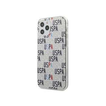 Husa Premium Originala Us Polo Assn iPhone 12 / iPhone 12 Pro,colectia Logo Mania ,alb - Ushcp12mpcuspa6 Husa Premium Originala Us Polo Assn iPhone 12 / iPhone 12 Pro,colectia Logo Mania ,alb - Ushcp12mpcuspa6