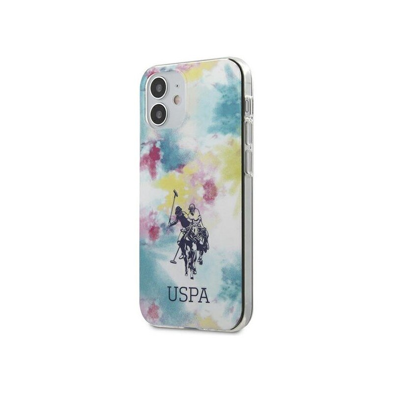Husa Premium Originala Us Polo Assn iPhone 12 Mini ,colectia Tie Dye,multicolor - Ushcp12spcusml