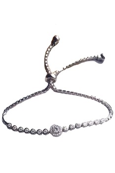 Bratara, Sparkly Mood, argint, flexibila, 19 cm Bratara, Sparkly Mood, argint, flexibila, 19 cm