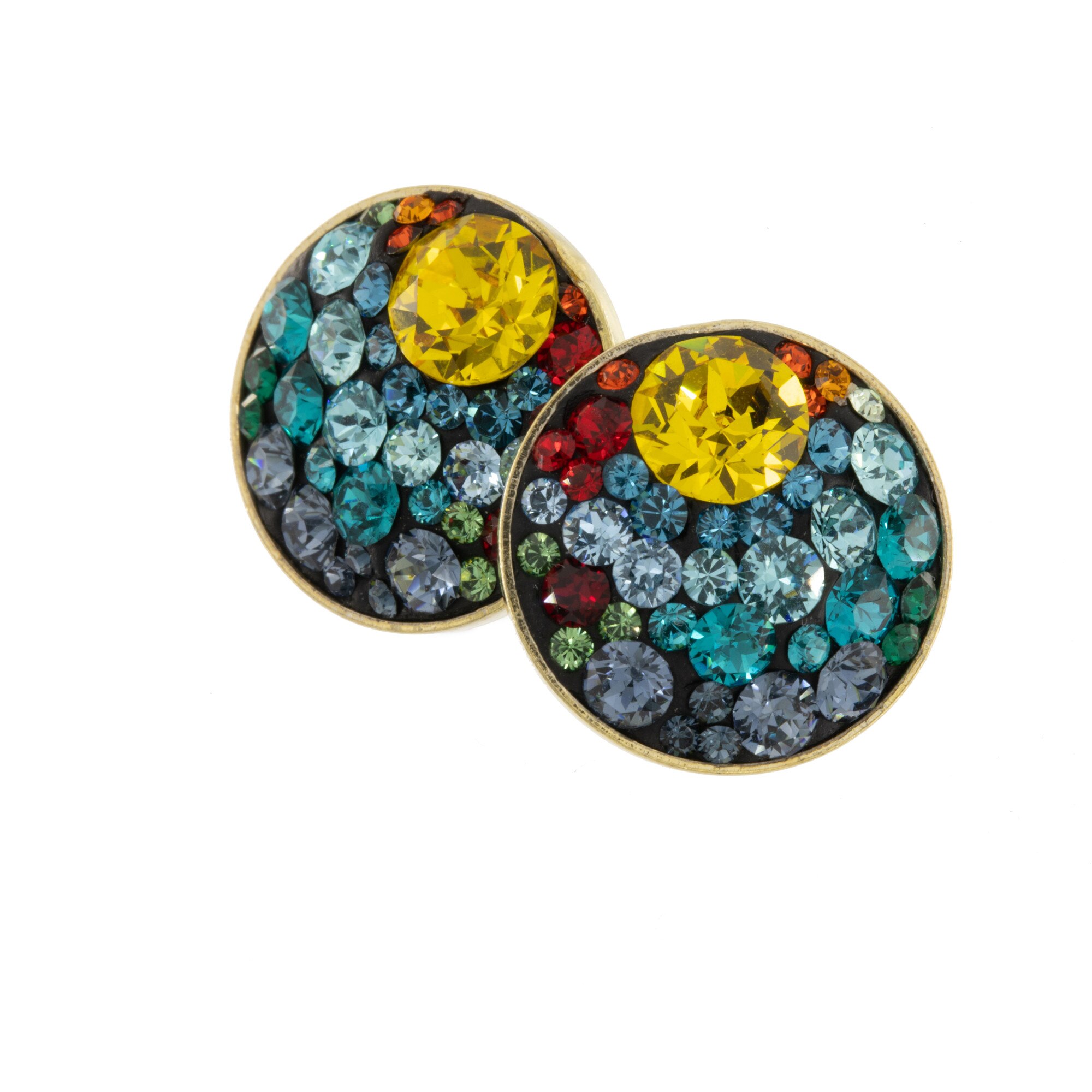 Cercei Kat'Art Minichaton Impressionist - Yellow - Blue