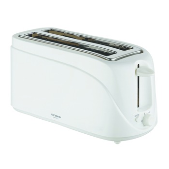 Prajitor de paine Orava, 6 setari de temeperatura, usor de folosit si de curatat, incapator pentru 4 felii de paine simultan, suport interior inox, putere 1200W, alb Prajitor de paine Orava, 6 setari de temeperatura, usor de folosit si de curatat, incapator pentru 4 felii de paine simultan, suport interior inox, putere 1200W, alb