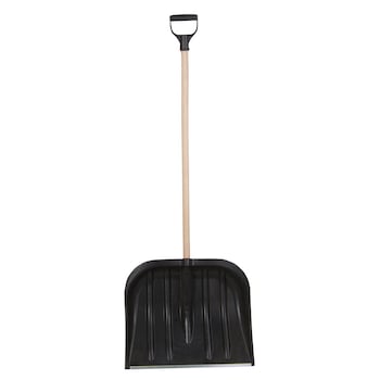 Lopata zapada, plastic rotunjit cu maner de lemn, Profi Tools, 485mm x 395mm Lopata zapada, plastic rotunjit cu maner de lemn, Profi Tools, 485mm x 395mm