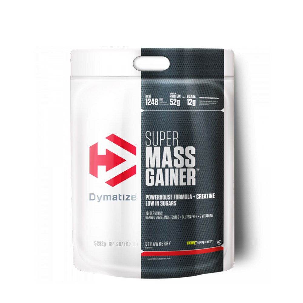 Proteina Dymatize Super Mass Gainer Capsuni 5.232 Kg
