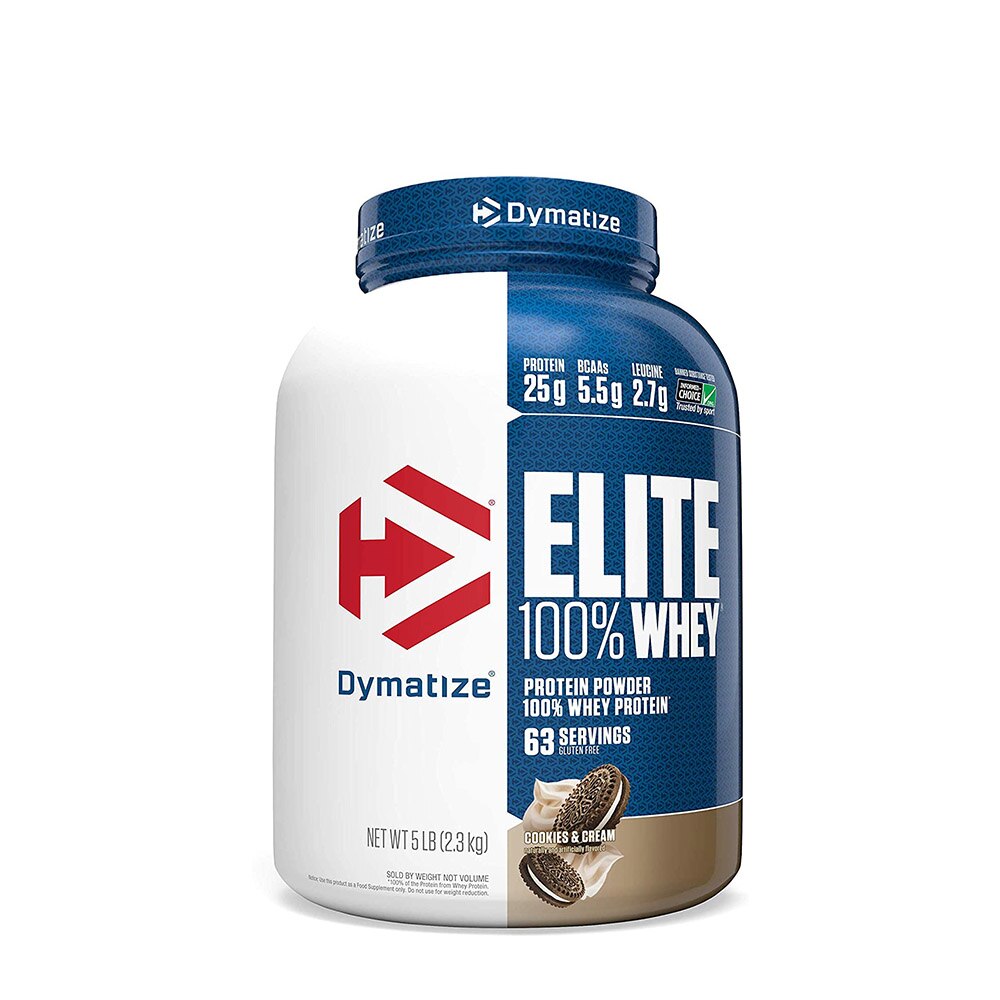 Proteina Dymatize Elite Whey Protein Cookies And Cream 2.3 Kg
