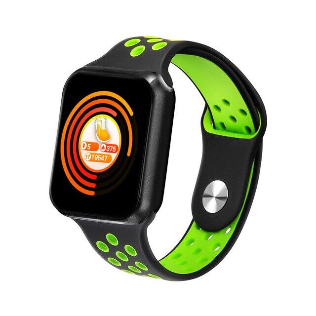 SmartWatch SMARTECH cu Bluetooth, monitorizarea ritmului cardiac, activitati fizice, notificari, functii Fitness S187 Verde