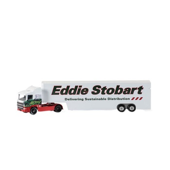 Camion Corgi TY86659 Eddie Stobart, scara 1:64, Alb Camion Corgi TY86659 Eddie Stobart, scara 1:64, Alb