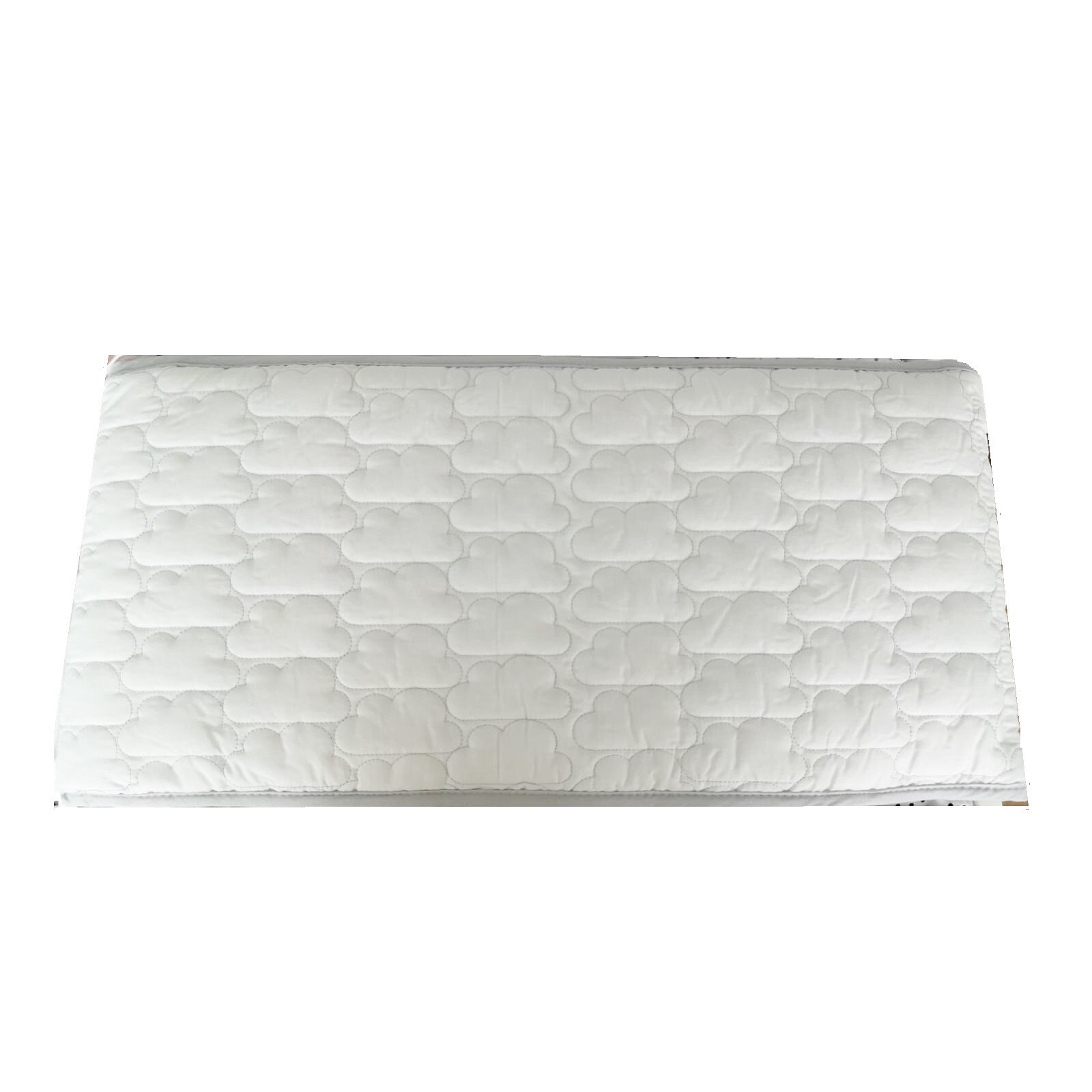 Aparatoare laterala patut 120x60cm, 2 fete, Alb - Gri, 360 cm