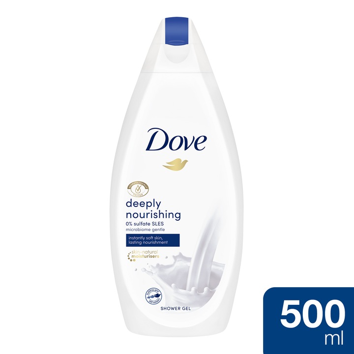 Dove Deeply Nourishing Tusfürdő, 500 ml