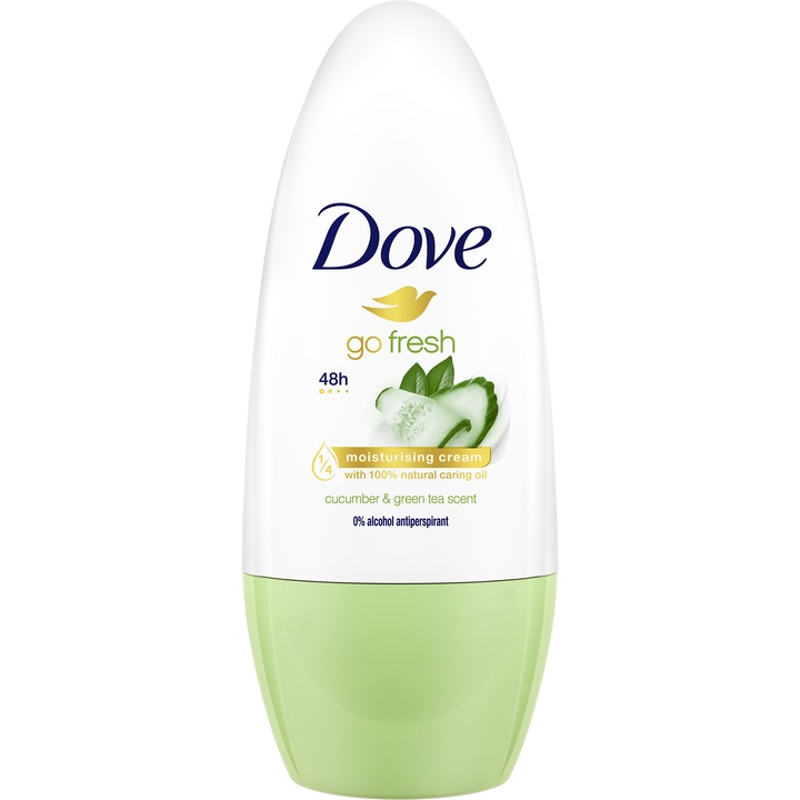 Deodorant antiperspirant roll-on Dove Fresh Cucumber, 50 ml