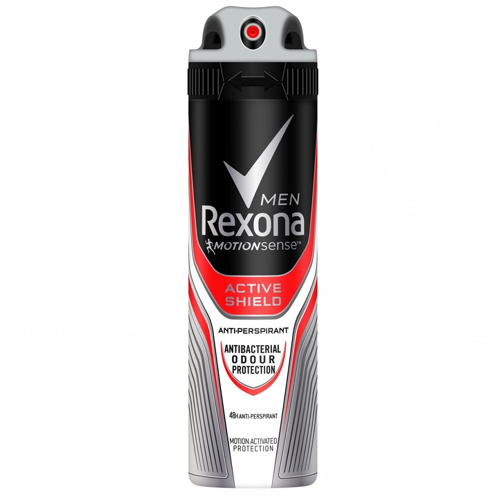 Deodorant antiperspirant spray Rexona Men Active Shield, 150 ml