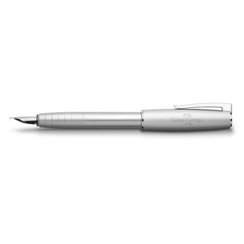 Stilou Faber-Castell Loom, Metalic Argintiu, M Stilou Faber-Castell Loom, Metalic Argintiu, M