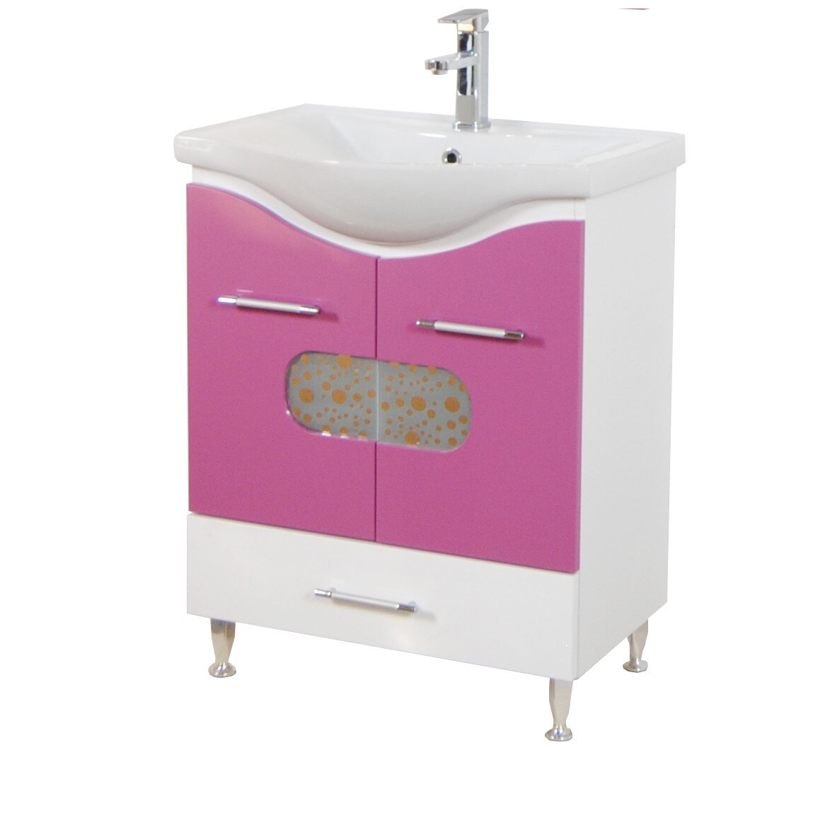 Baza si lavoar seria 143 - 65cm , Badenmob , Lila