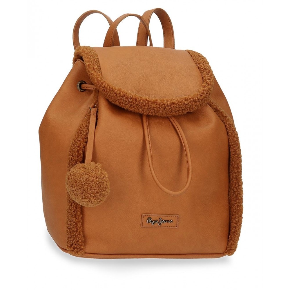 Rucsac casual 28 cm Pepe Jeans Pearl maro
