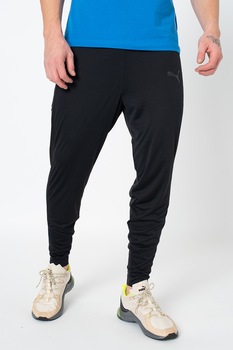 Puma, Pataloni sport cu logo, pentru antrenament, Negru, M Puma, Pataloni sport cu logo, pentru antrenament, Negru, M