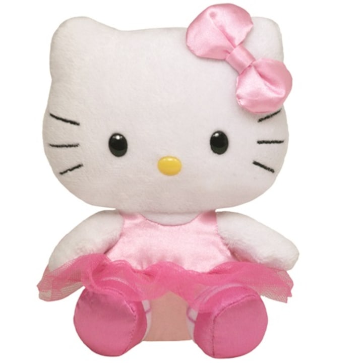 TY Plüss játék - Hello Kitty balerina, 15cm