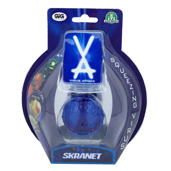 Фигурки Chippo Virus Attack Вирус Атак Голям Фигурка блистер-Син Skranet, 019916 2-26