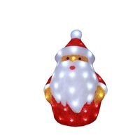 decoratiune de exterior cu lumini mos craciun din acril 50 led-uri dimensiune produs 45cm 8 jocuri de lumini cablu de alimentare 3m imagen 31_0_
0