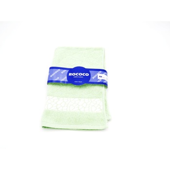 Prosop Karma Bumbac 100%,40x60cm, Verde cu imprimeu alb, Egipt Prosop Karma Bumbac 100%,40x60cm, Verde cu imprimeu alb, Egipt