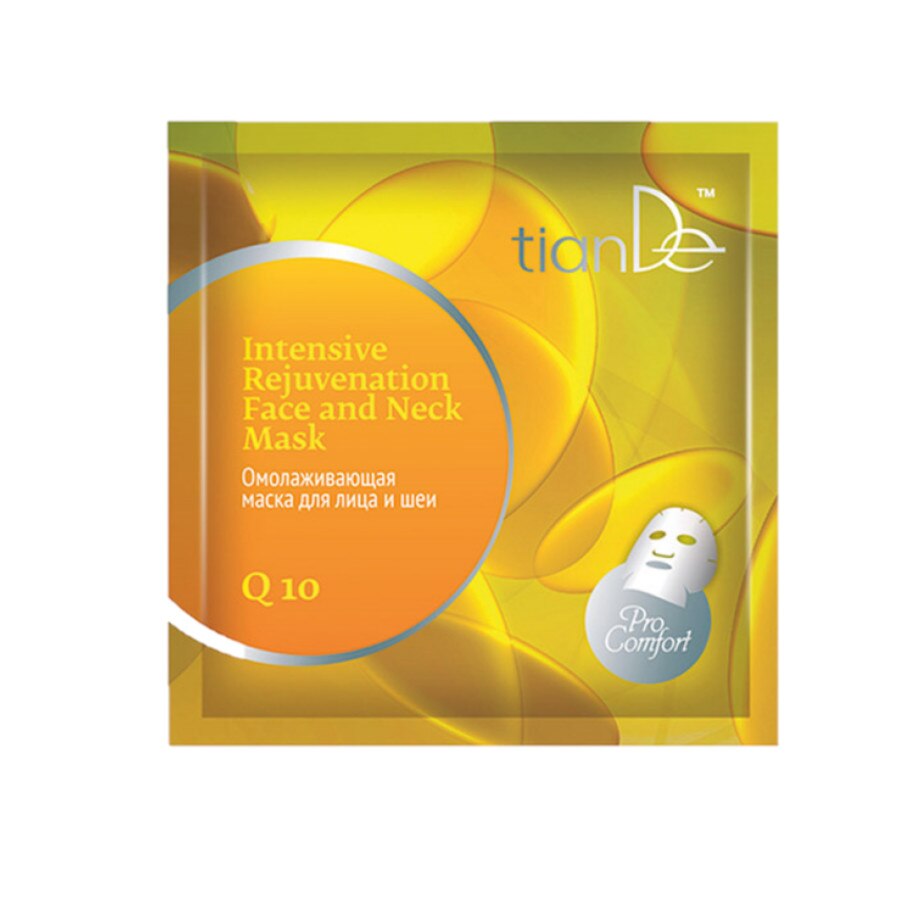 Masca modelatoare rejuvenanta cu coenzima Q10, TianDe, 1 buc
