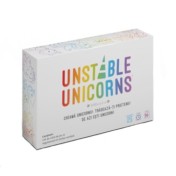 Joc Unstable Unicorns, limba romana Joc Unstable Unicorns, limba romana