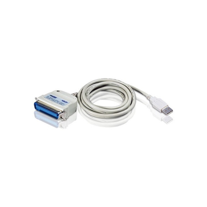 Aten USB A -> Parallel IEEE-1284 M/F adatkábel hosszabbító 1.8m
