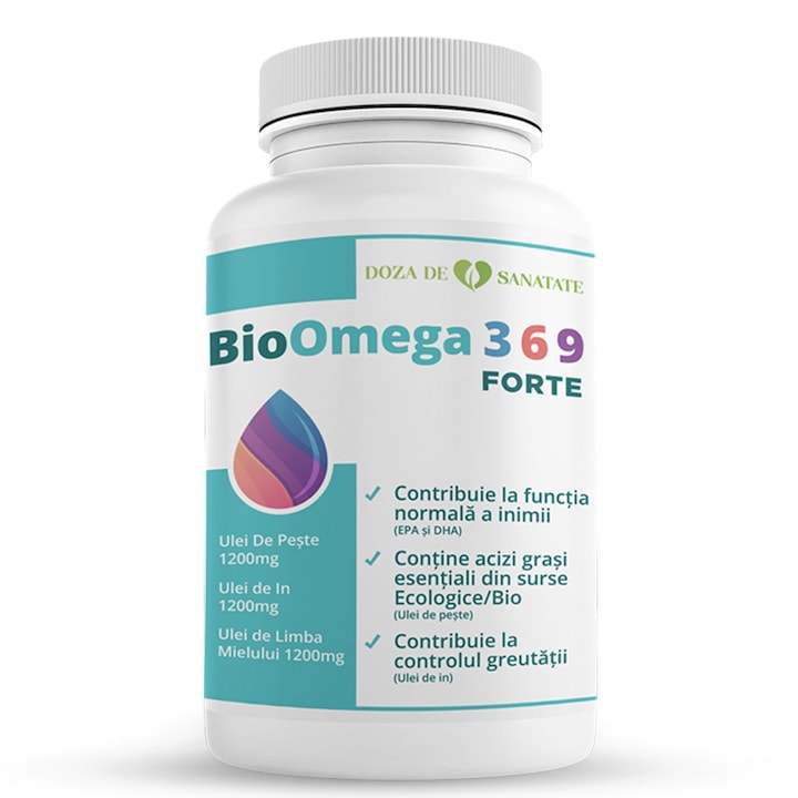 Supliement alimentar Doza de sanatate, Bio Omega 369 Forte, 40 capsule