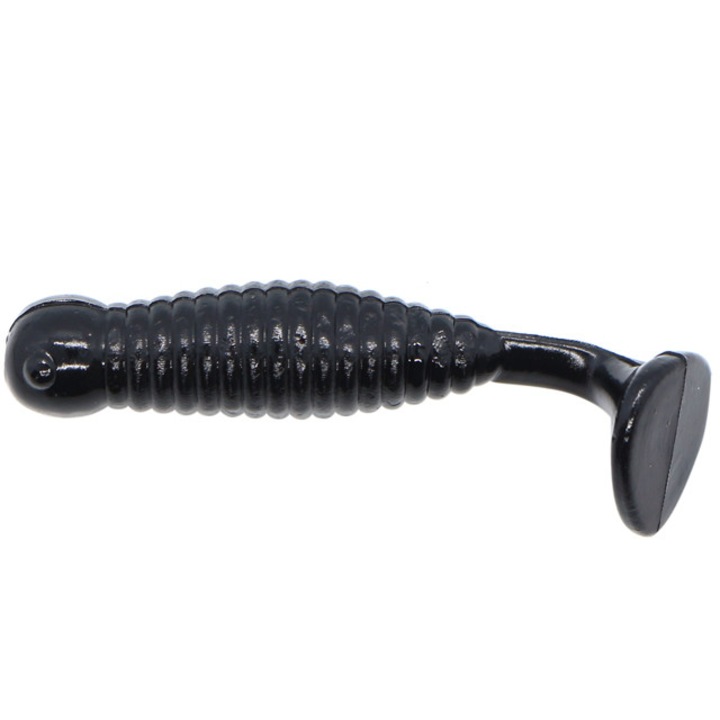 Set 16buc Twister Damiki I-Grub 5.1cm, 1.5gr, Culoarea 011 (Black)
