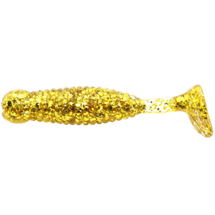 Set 16buc Twister Damiki I-Grub 5.1cm, 1.5gr, Culoarea 401 (Gold)